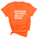 Racists Hear "Help People" and Call It Treason Unisex Tee