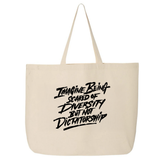 Remix Imagine Being Scared of Diversity but not Dictatorship Tote bag-Tote Bag-The Original God Ain't Petty But I Am