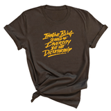 Remix Imagine Being Scared of Diversity but not Dictatorship Unisex Tee (Gold)-T-Shirt-The Original God Ain't Petty But I Am