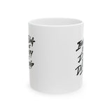 Remix Imagine being scared of diversity but not dictatorship Mug 11oz (White & Black)-Mug-The Original God Ain't Petty But I Am