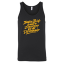 Remix Imagine being scared of diversity but not dictatorship Unisex Tank Top (Gold)-T-Shirt-The Original God Ain't Petty But I Am