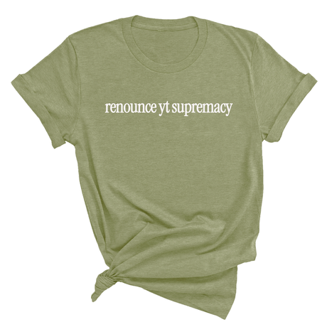 Renounce YT Supremacy Unisex Tee-T-Shirt-The Original God Ain't Petty But I Am