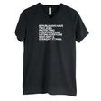 Republicans have two jobs. Protecting pedophiles and hating everyone who isn't a straight YT man *BLACK V-NECK* Unisex Tee-T-Shirt-The Original God Ain't Petty But I Am