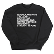 Republicans have two jobs. Protecting pedophiles and hating everyone who isn't a straight YT man Unisex Sweatshirt-Sweatshirt-The Original God Ain't Petty But I Am