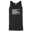 Republicans have two jobs. Protecting pedophiles and hating everyone who isn't a straight YT man Unisex Tank Top-T-Shirt-The Original God Ain't Petty But I Am