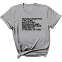 Republicans have two jobs. Protecting pedophiles and hating everyone who isn't a straight YT man Unisex Tee-T-Shirt-The Original God Ain't Petty But I Am