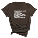 Republicans have two jobs. Protecting pedophiles and hating everyone who isn't a straight YT man Unisex Tee-T-Shirt-The Original God Ain't Petty But I Am