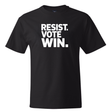 Resist. Vote. WIN *BLACK TALL TEE* Unisex Tee-T-Shirt-The Original God Ain't Petty But I Am