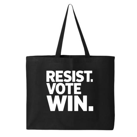 Resist. Vote. WIN Tote bag-Tote Bag-The Original God Ain't Petty But I Am