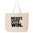 Resist. Vote. WIN Tote bag-Tote Bag-The Original God Ain't Petty But I Am
