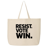 Resist. Vote. WIN Tote bag-Tote Bag-The Original God Ain't Petty But I Am