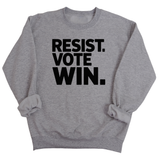 Resist. Vote. WIN Unisex Sweatshirt-Sweatshirt-The Original God Ain't Petty But I Am