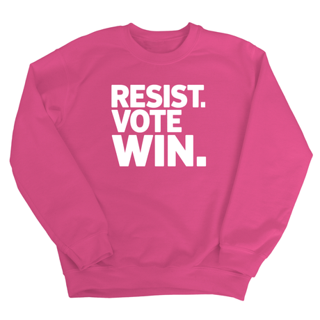 Resist. Vote. WIN Unisex Sweatshirt-Sweatshirt-The Original God Ain't Petty But I Am