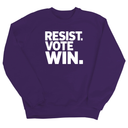 Resist. Vote. WIN Unisex Sweatshirt-Sweatshirt-The Original God Ain't Petty But I Am