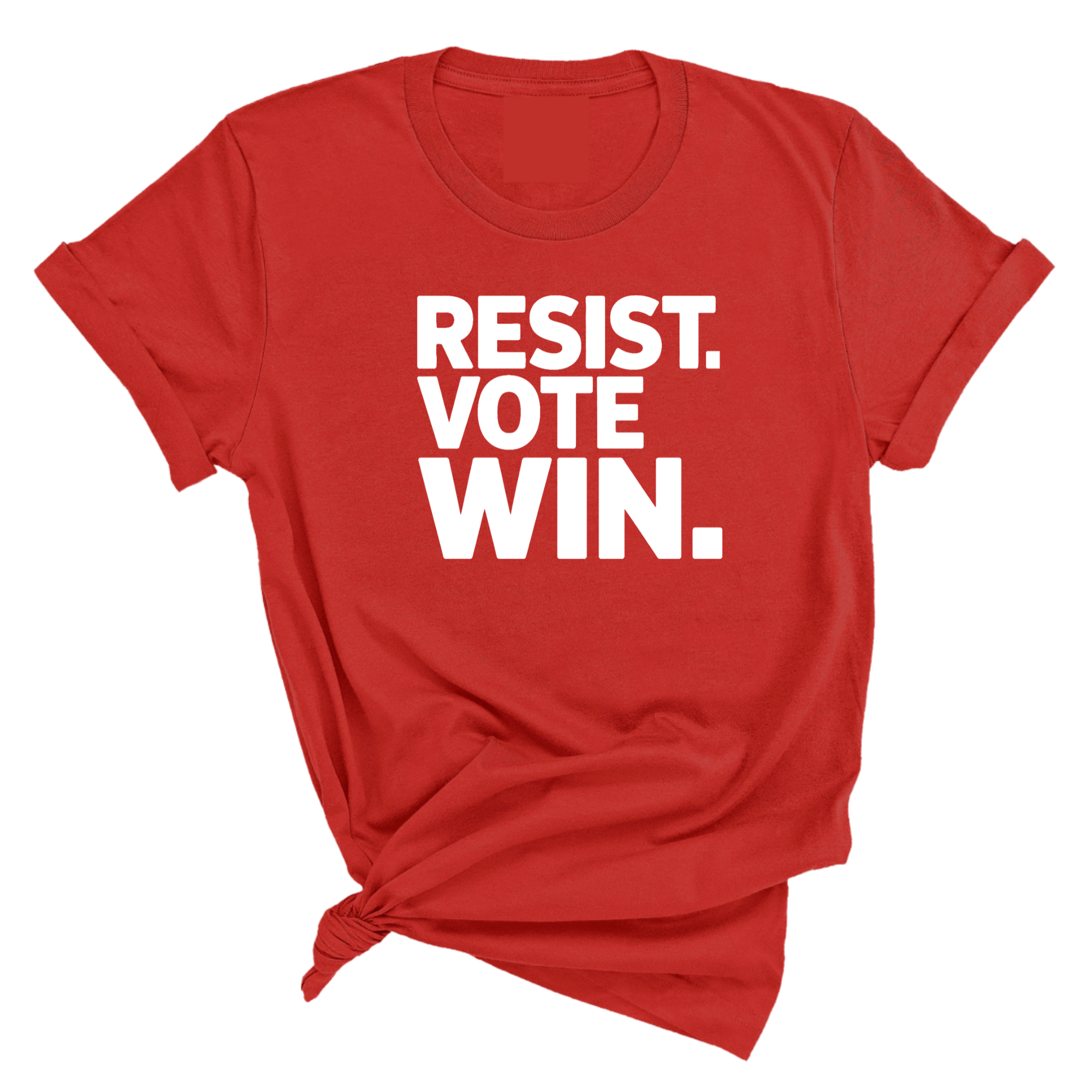 Resist. Vote. WIN Unisex Tee-T-Shirt-The Original God Ain't Petty But I Am