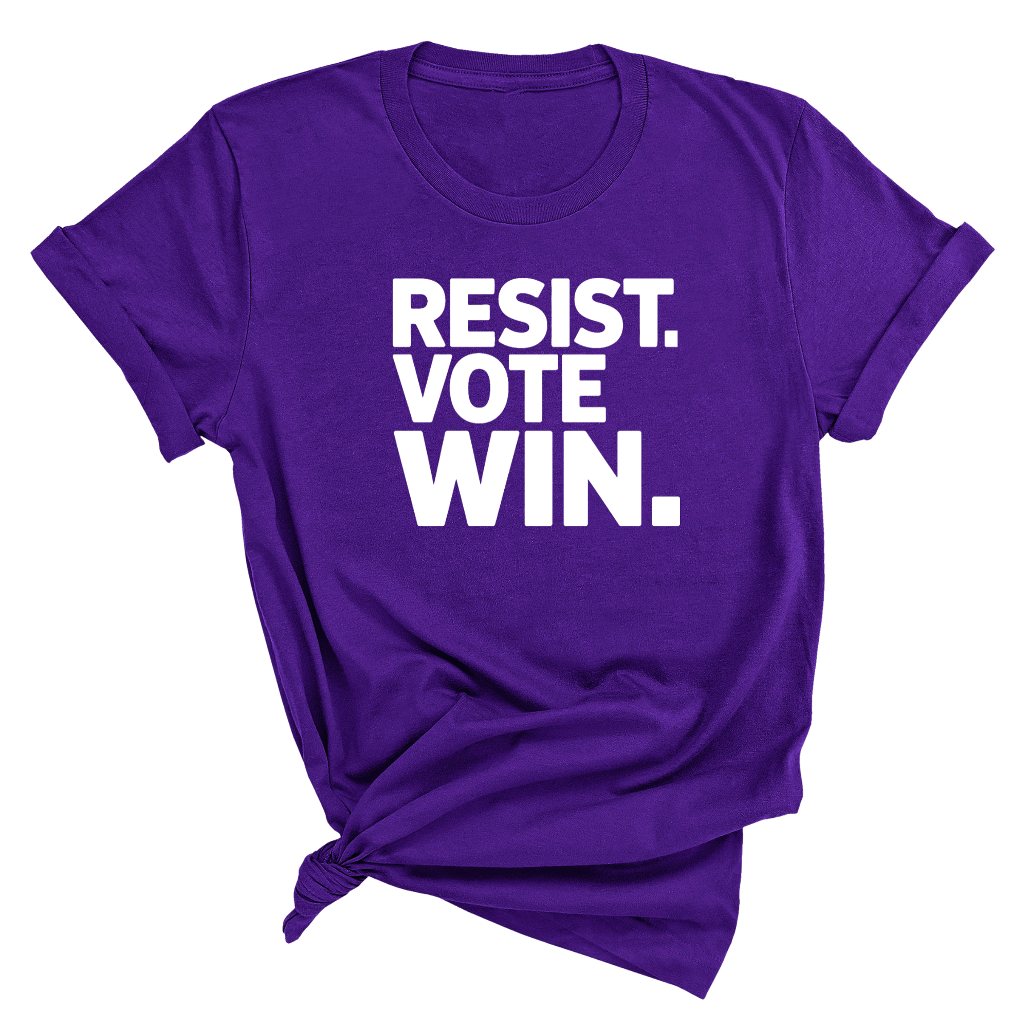 Resist. Vote. WIN Unisex Tee-T-Shirt-The Original God Ain't Petty But I Am