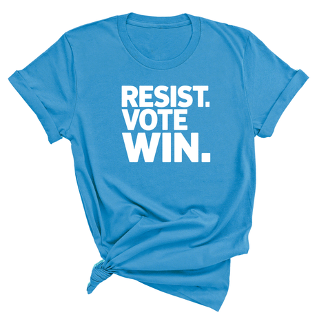 Resist. Vote. WIN Unisex Tee-T-Shirt-The Original God Ain't Petty But I Am