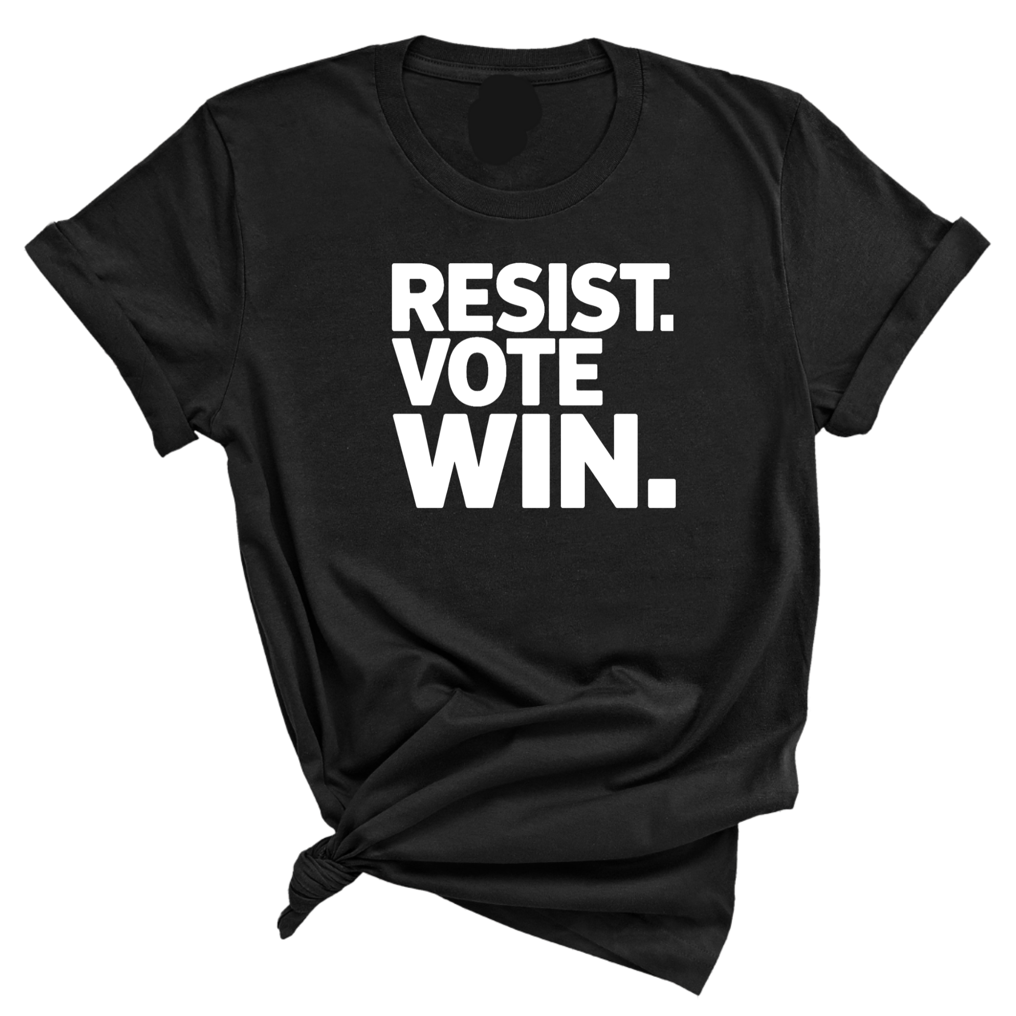 Resist. Vote. WIN Unisex Tee-T-Shirt-The Original God Ain't Petty But I Am