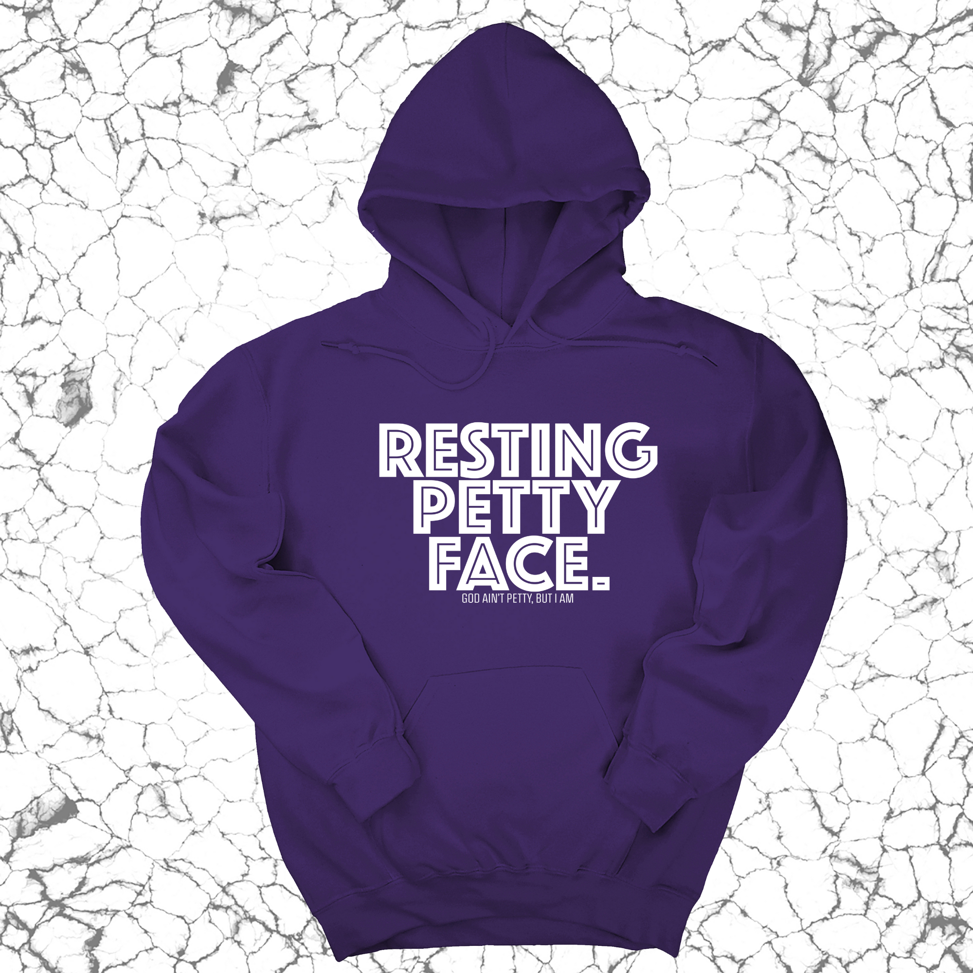 Resting Petty Face Unisex Hoodie-Hoodie-The Original God Ain't Petty But I Am