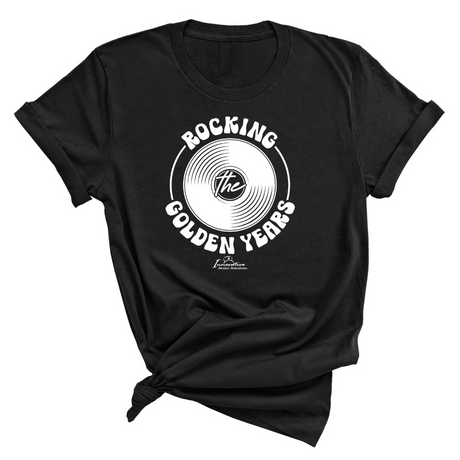 Rocking the Golden Years Unisex Tee (ISS) (CUSTOMS)-CUSTOMS-The Original God Ain't Petty But I Am