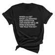 Screaming We Told You So This Unisex Tee-T-Shirt-The Original God Ain't Petty But I Am