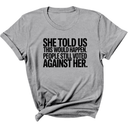 She told us this would happen. People still voted against her Unisex Tee-T-Shirt-The Original God Ain't Petty But I Am
