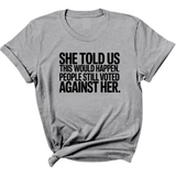 She told us this would happen. People still voted against her Unisex Tee-T-Shirt-The Original God Ain't Petty But I Am
