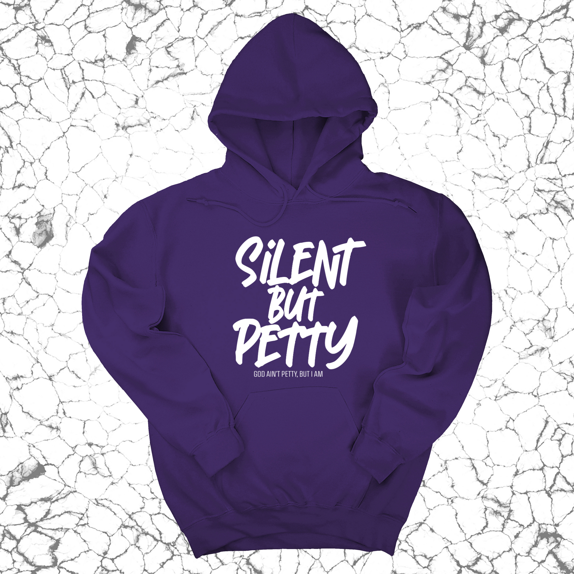 Silent but Petty Unisex Hoodie-Hoodie-The Original God Ain't Petty But I Am