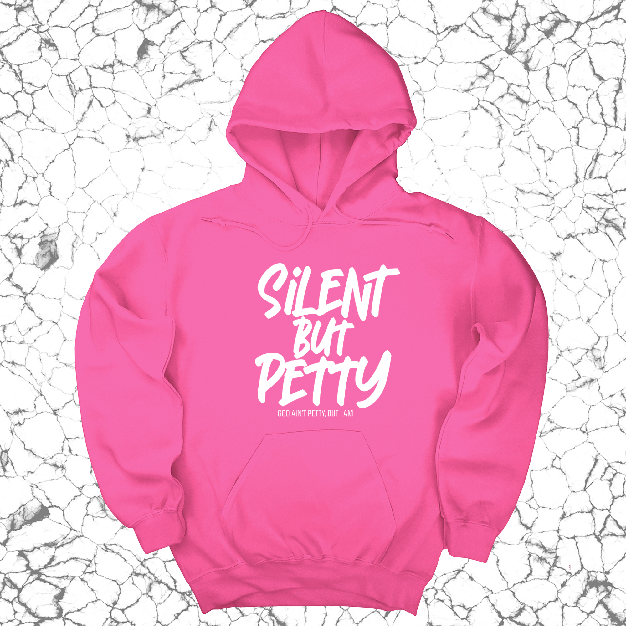 Silent but Petty Unisex Hoodie-Hoodie-The Original God Ain't Petty But I Am