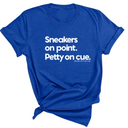 Sneakers on point. Petty On Cue Unisex Tee
