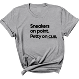 Sneakers on point. Petty On Cue Unisex Tee