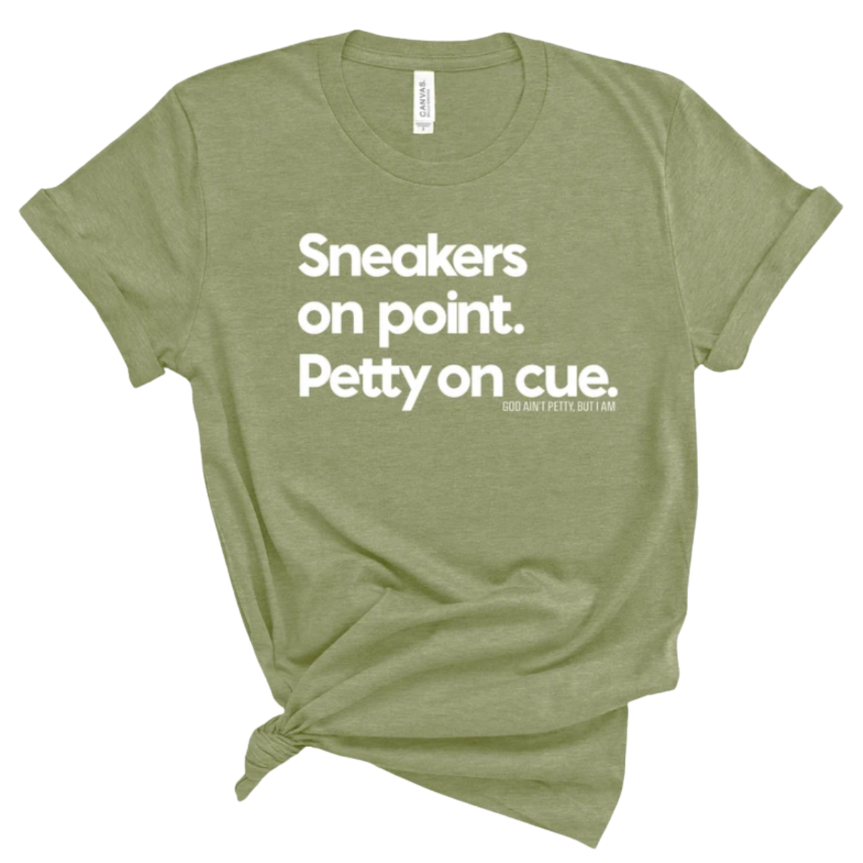 Sneakers on point. Petty On Cue Unisex Tee