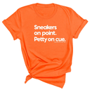 Sneakers on point. Petty On Cue Unisex Tee