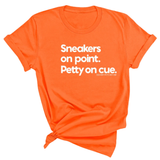 Sneakers on point. Petty On Cue Unisex Tee