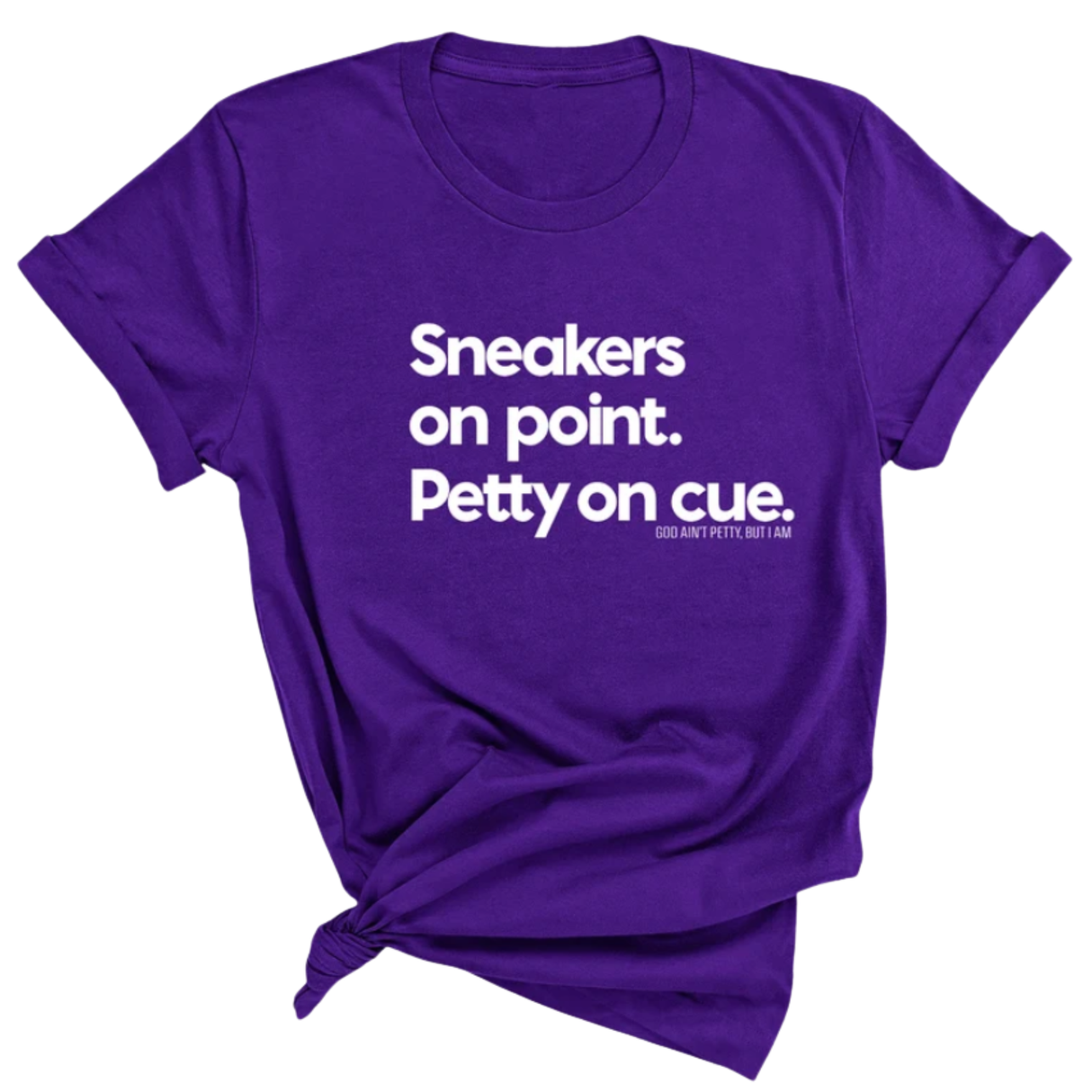 Sneakers on point. Petty On Cue Unisex Tee