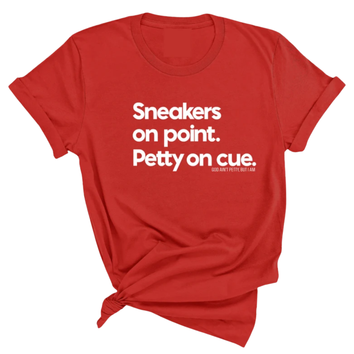 Sneakers on point. Petty On Cue Unisex Tee