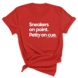 Sneakers on point. Petty On Cue Unisex Tee