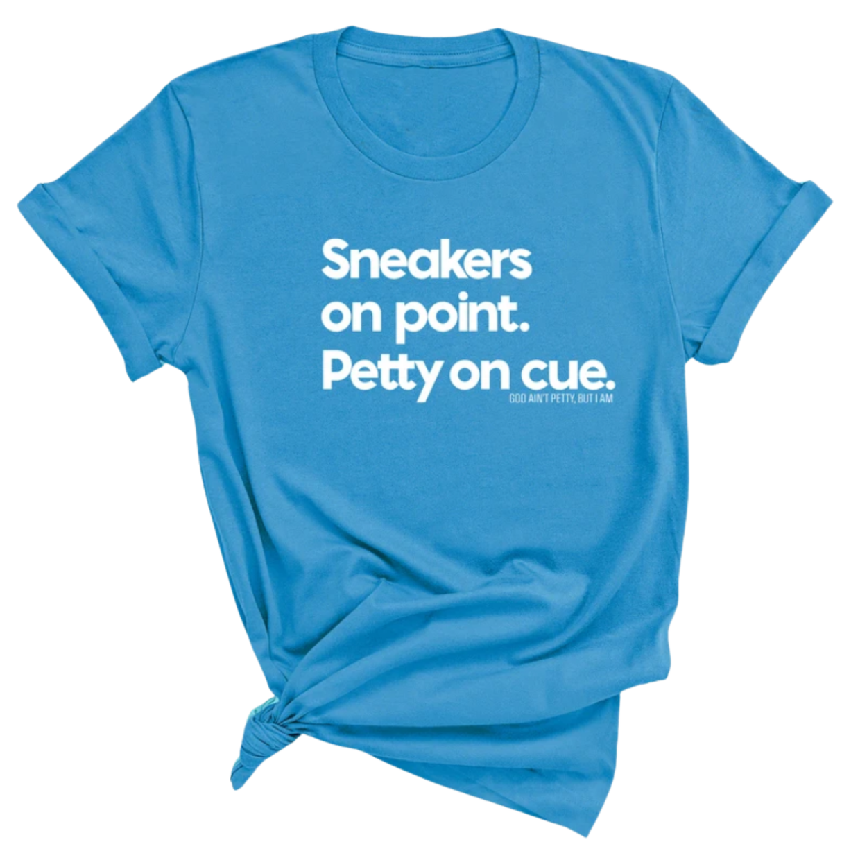 Sneakers on point. Petty On Cue Unisex Tee