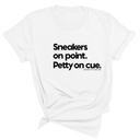 Sneakers on point. Petty On Cue Unisex Tee