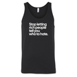 Stop Letting Rich People Tell You Who to Hate Unisex Tank Top-T-Shirt-The Original God Ain't Petty But I Am