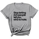 Stop Letting Rich People Tell You Who to Hate Unisex Tee-T-Shirt-The Original God Ain't Petty But I Am
