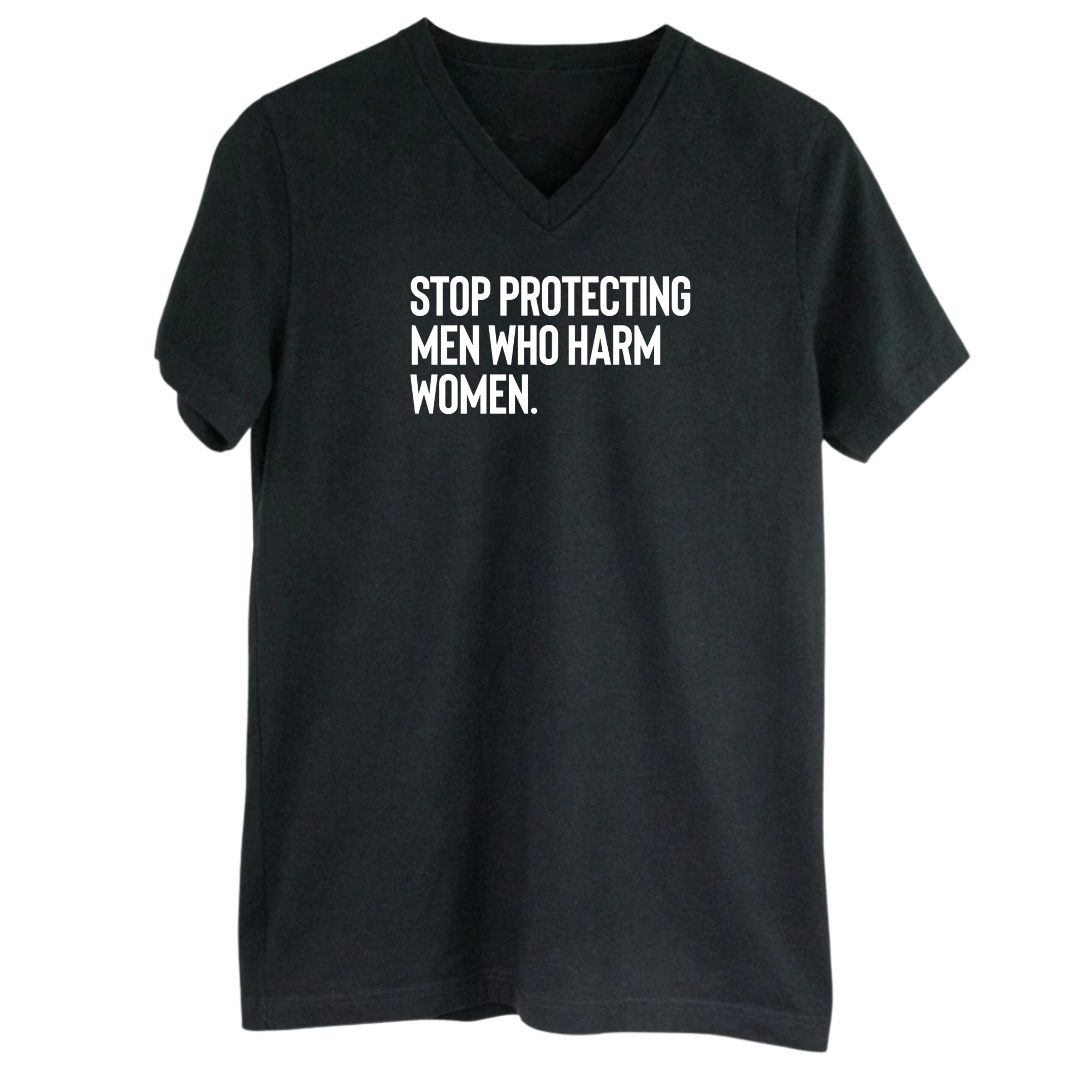 Stop Protecting Men Who Harm Women Unisex Tee-T-Shirt-The Original God Ain't Petty But I Am