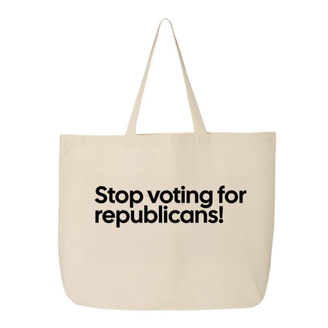 Stop Voting for Republicans Tote bag-Tote Bag-The Original God Ain't Petty But I Am