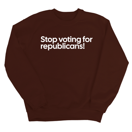Stop Voting for Republicans Unisex Sweatshirt-Sweatshirt-The Original God Ain't Petty But I Am