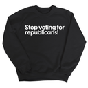 Stop Voting for Republicans Unisex Sweatshirt-Sweatshirt-The Original God Ain't Petty But I Am