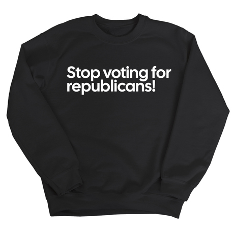 Stop Voting for Republicans Unisex Sweatshirt-Sweatshirt-The Original God Ain't Petty But I Am