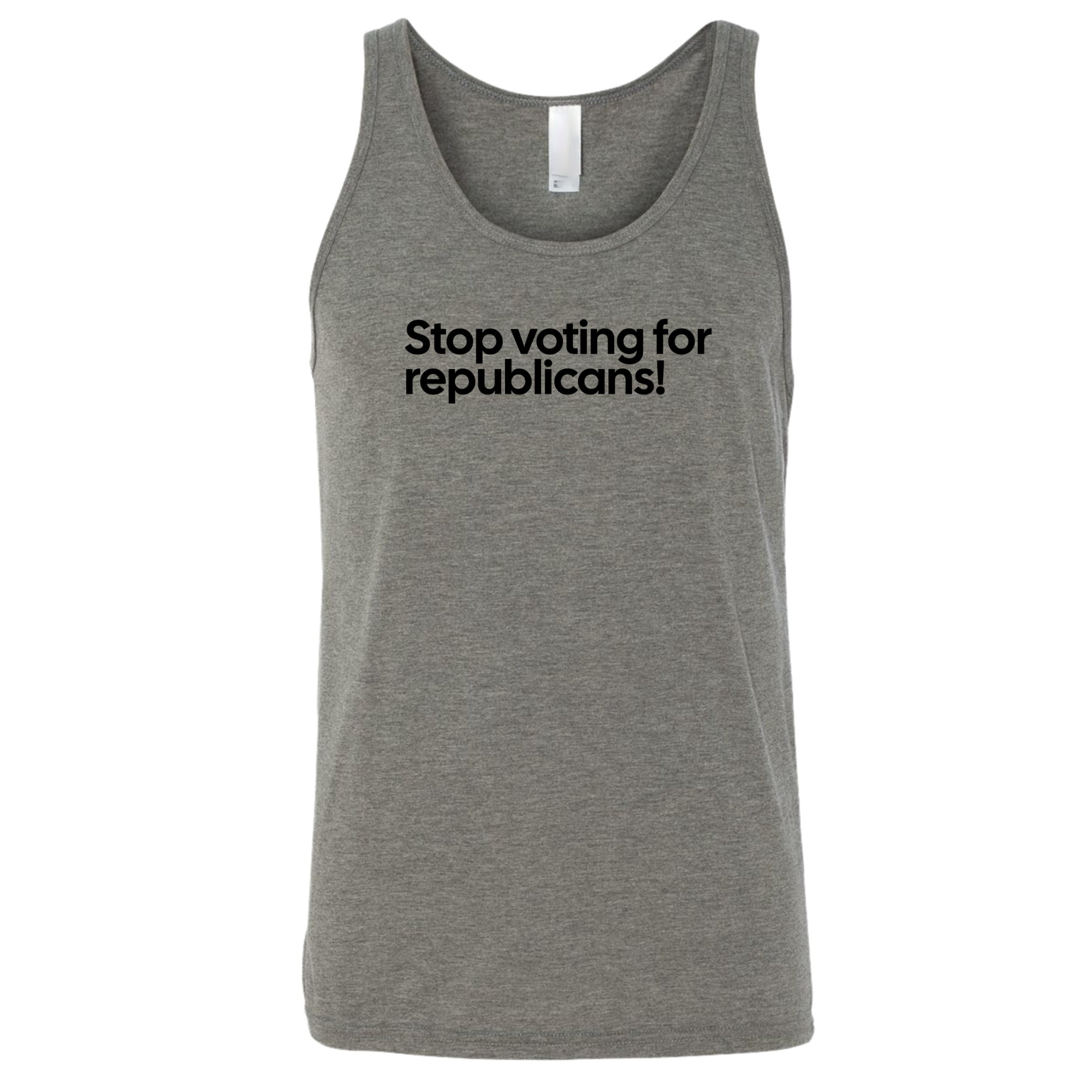 Stop Voting for Republicans Unisex Tank Top-T-Shirt-The Original God Ain't Petty But I Am