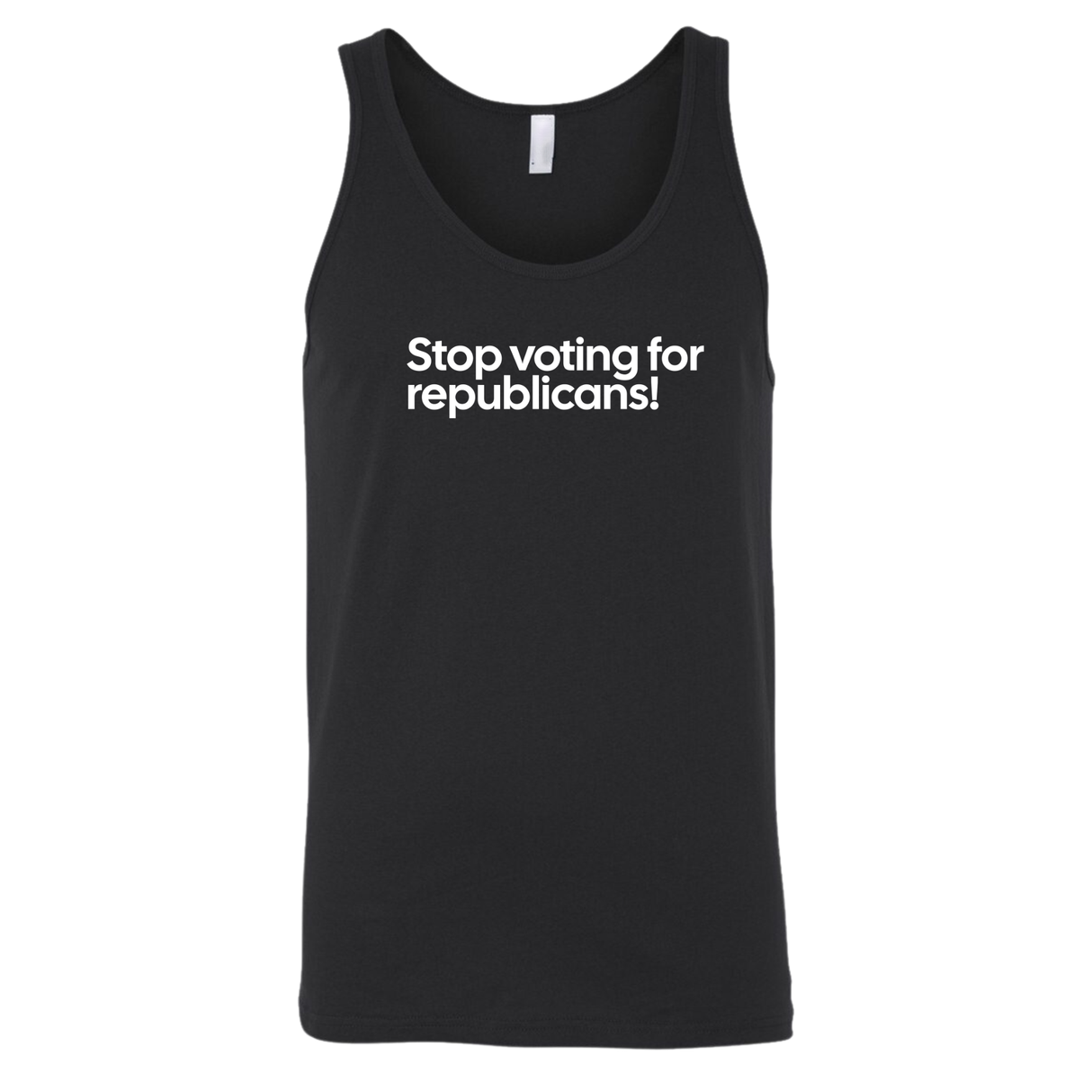 Stop Voting for Republicans Unisex Tank Top-T-Shirt-The Original God Ain't Petty But I Am