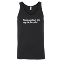 Stop Voting for Republicans Unisex Tank Top-T-Shirt-The Original God Ain't Petty But I Am