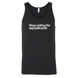 Stop Voting for Republicans Unisex Tank Top-T-Shirt-The Original God Ain't Petty But I Am